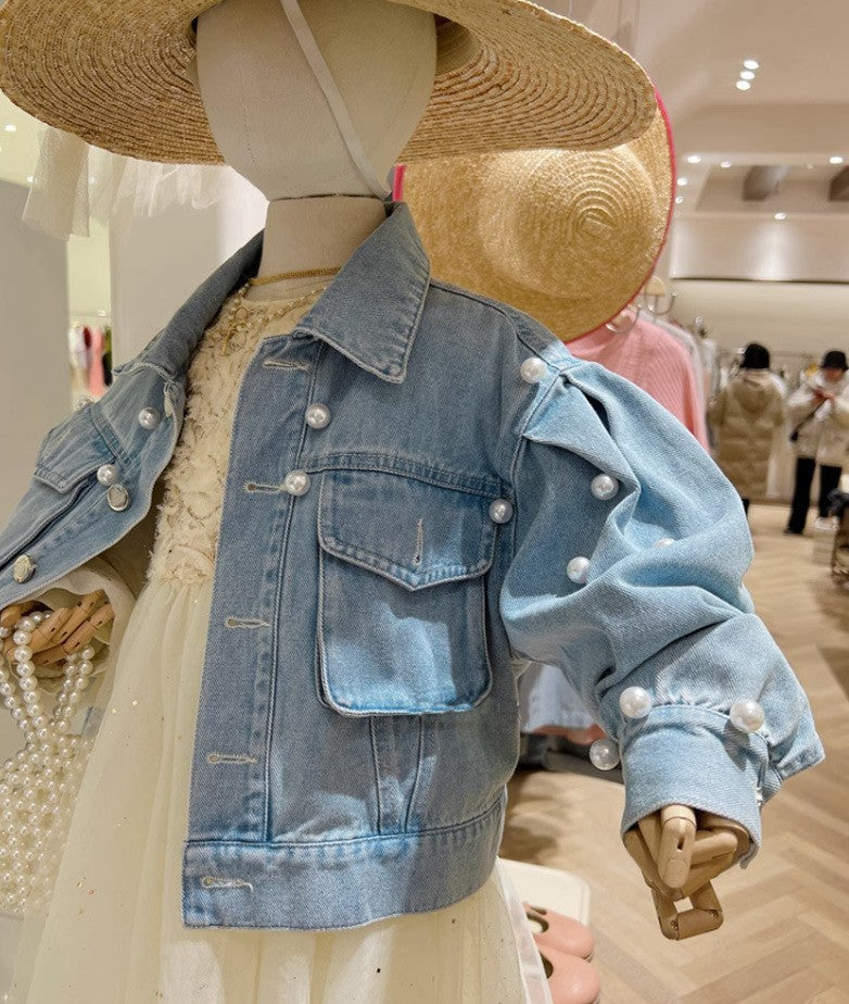 Kitten Korean Fashion Casual Denim Jacket