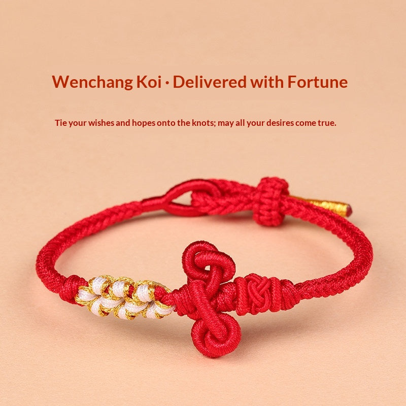 Handwoven BraceletA Gift For Girls Taking Middle And High School Exams