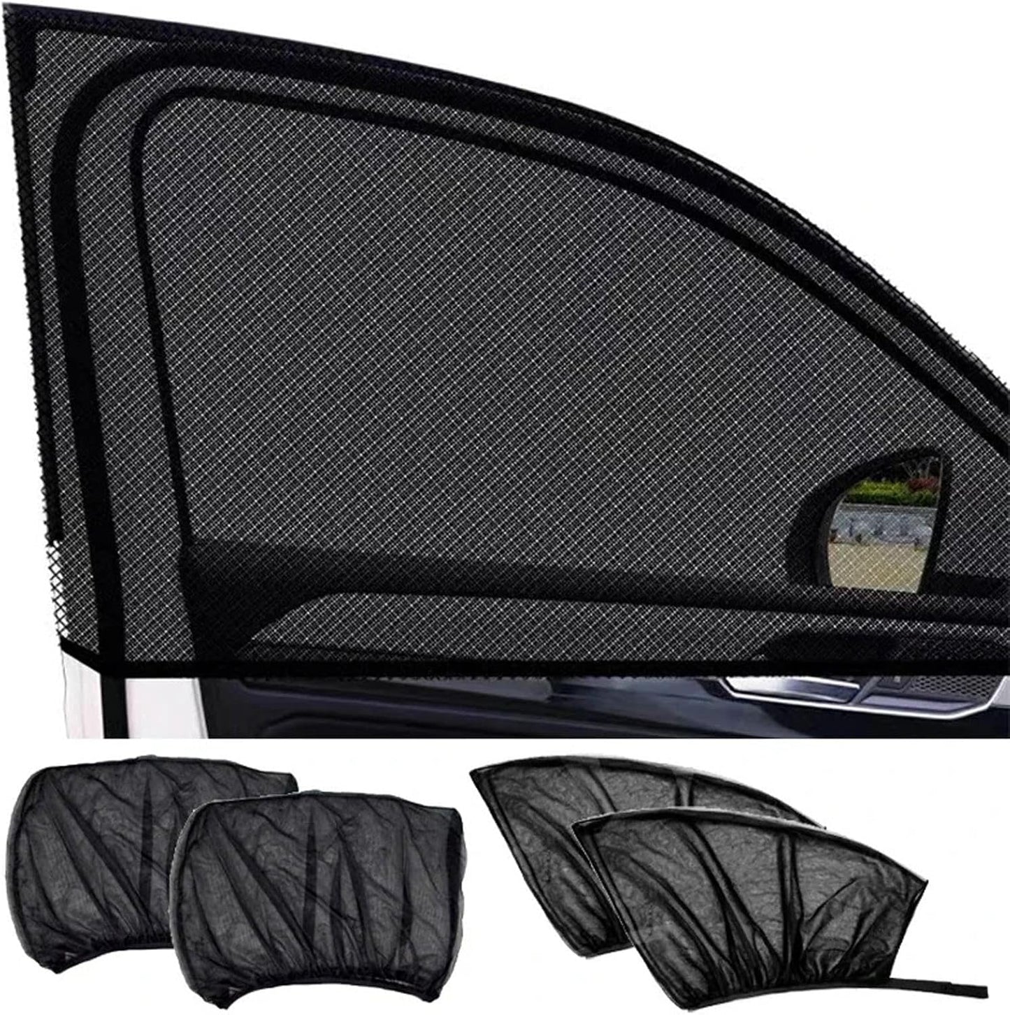 Mosquito Curtains For Cars Car Sun Shade Styling Accessories Auto UV Protect Curtain Side Window Sunshade Mesh