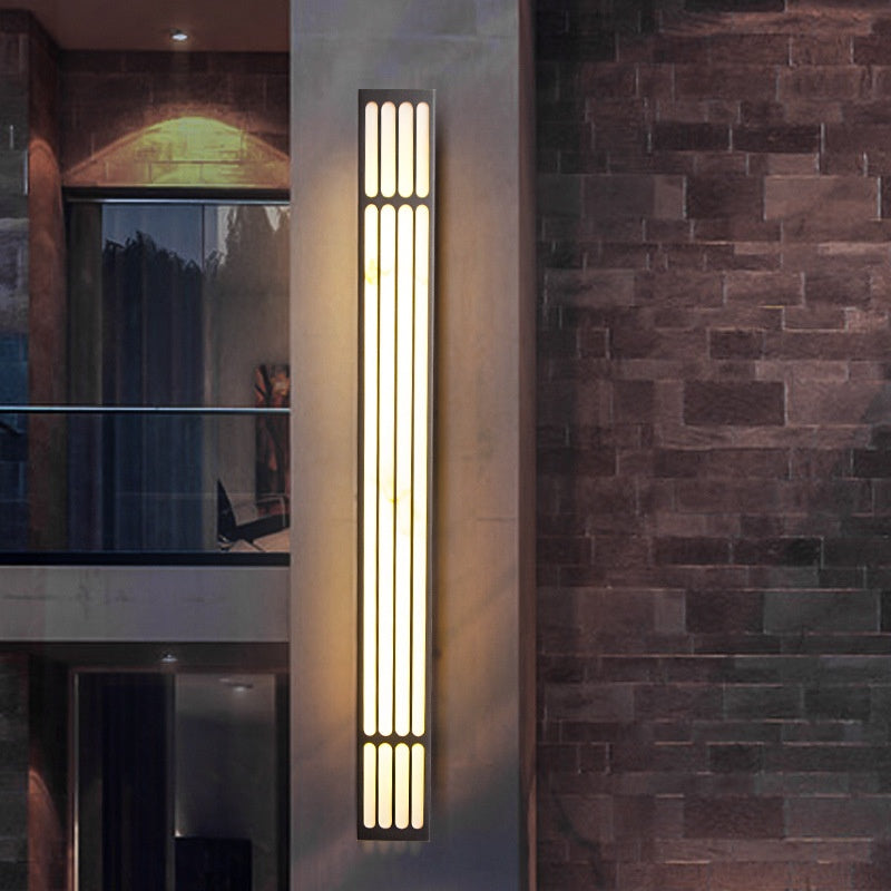 Large Outdoor Wall Lamp Waterproof And Minimalist Design Courtyard Light
