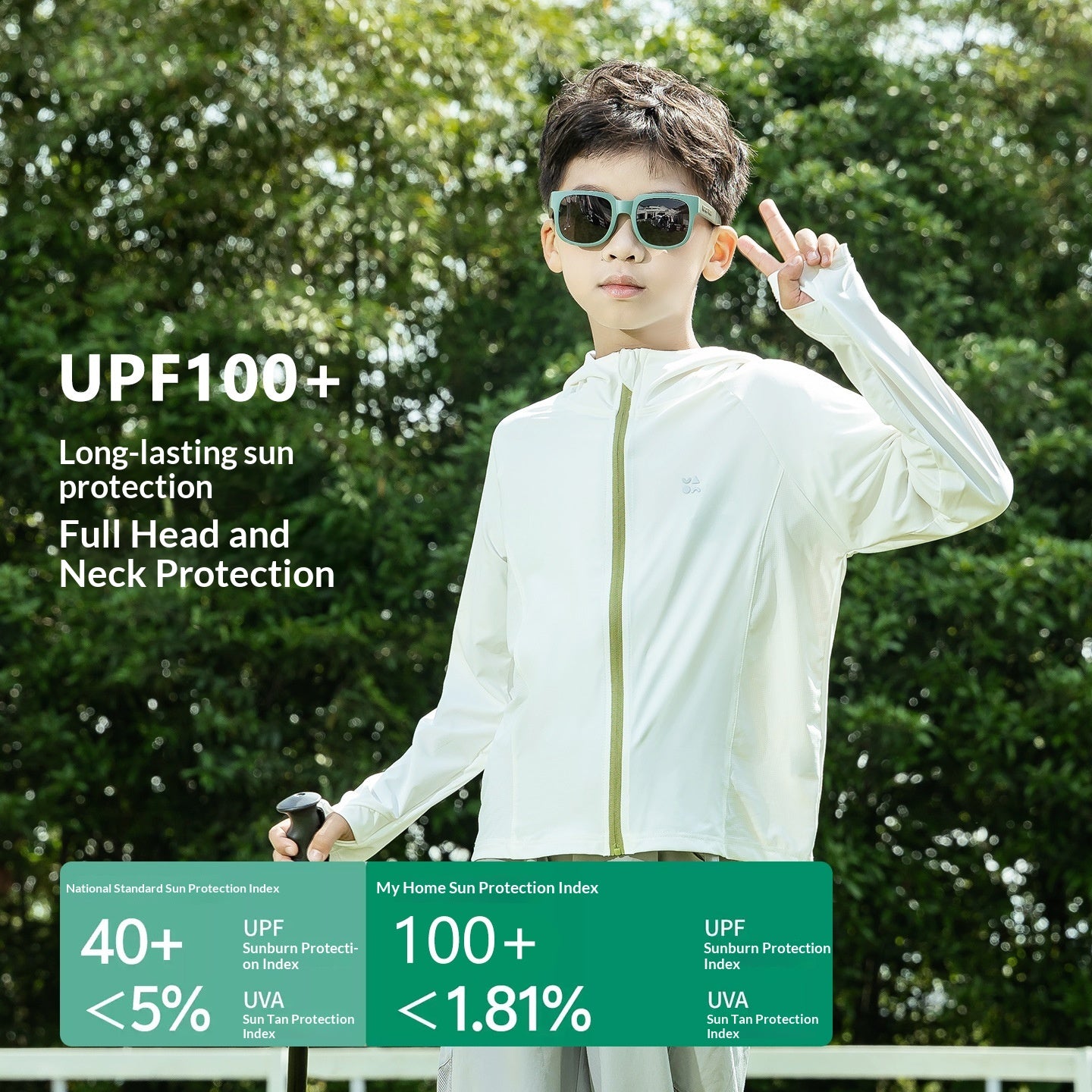 Summer Lightweight Ice Silk Cooling, Breathable Childrens Sun Protective Clothing