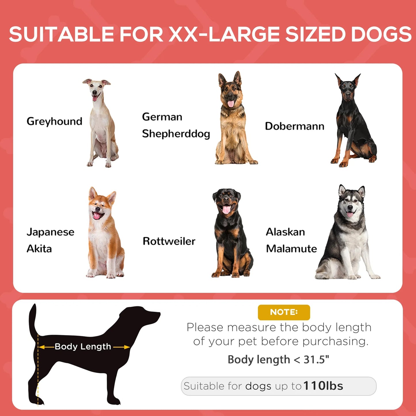 48 In X 36 In Elevated Dog Cot Cooling Pet Bed With UV Protection Canopy Shade, Portable Raised Outdoor Dog Bed, Heavy Duty Pet Hammock Bed For Medium & Large Dogs, Red