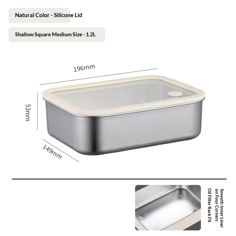 304 Stainless Steel Airtight Food Storage Container