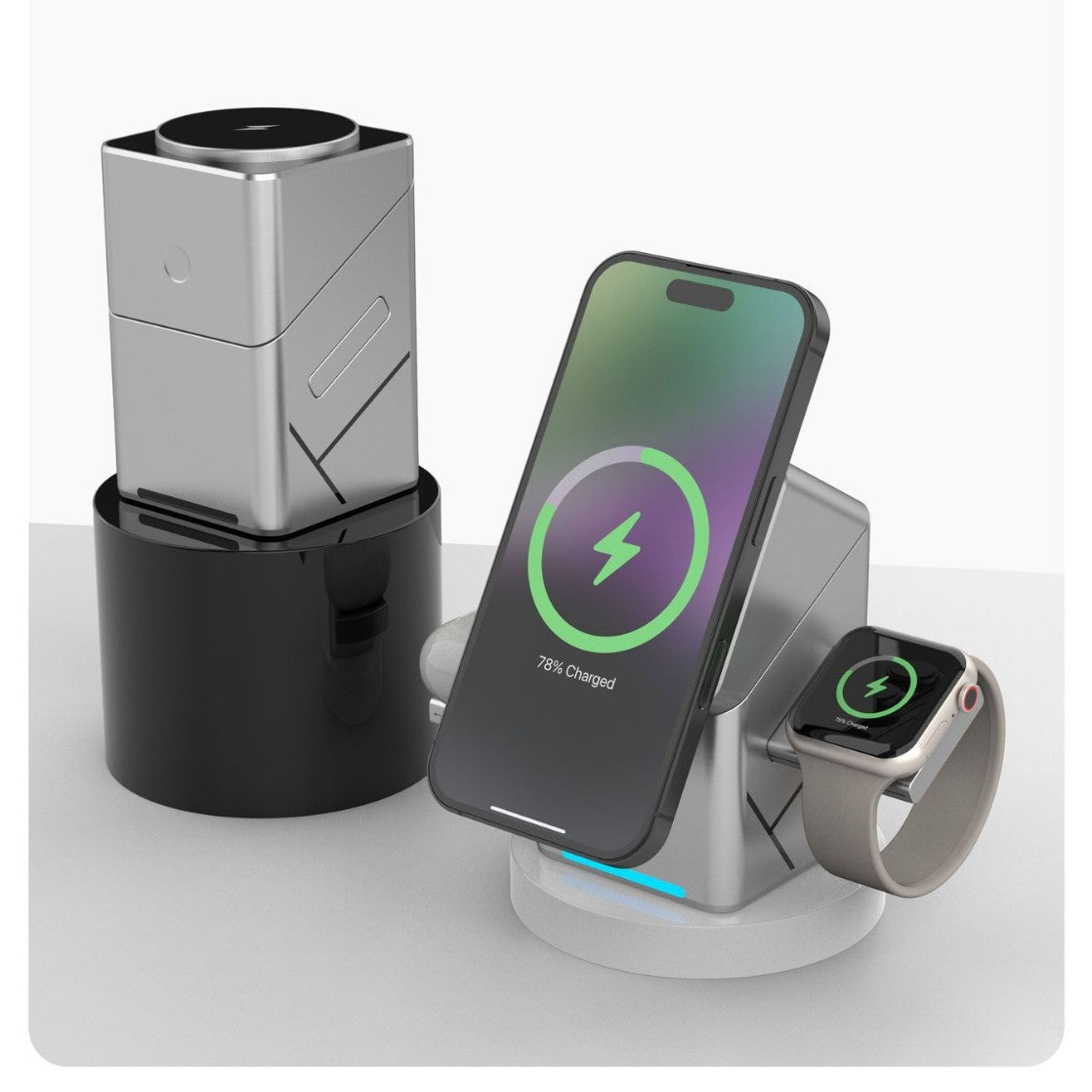 Magnetic Wireless Charging Stand For Rubiks Cubes