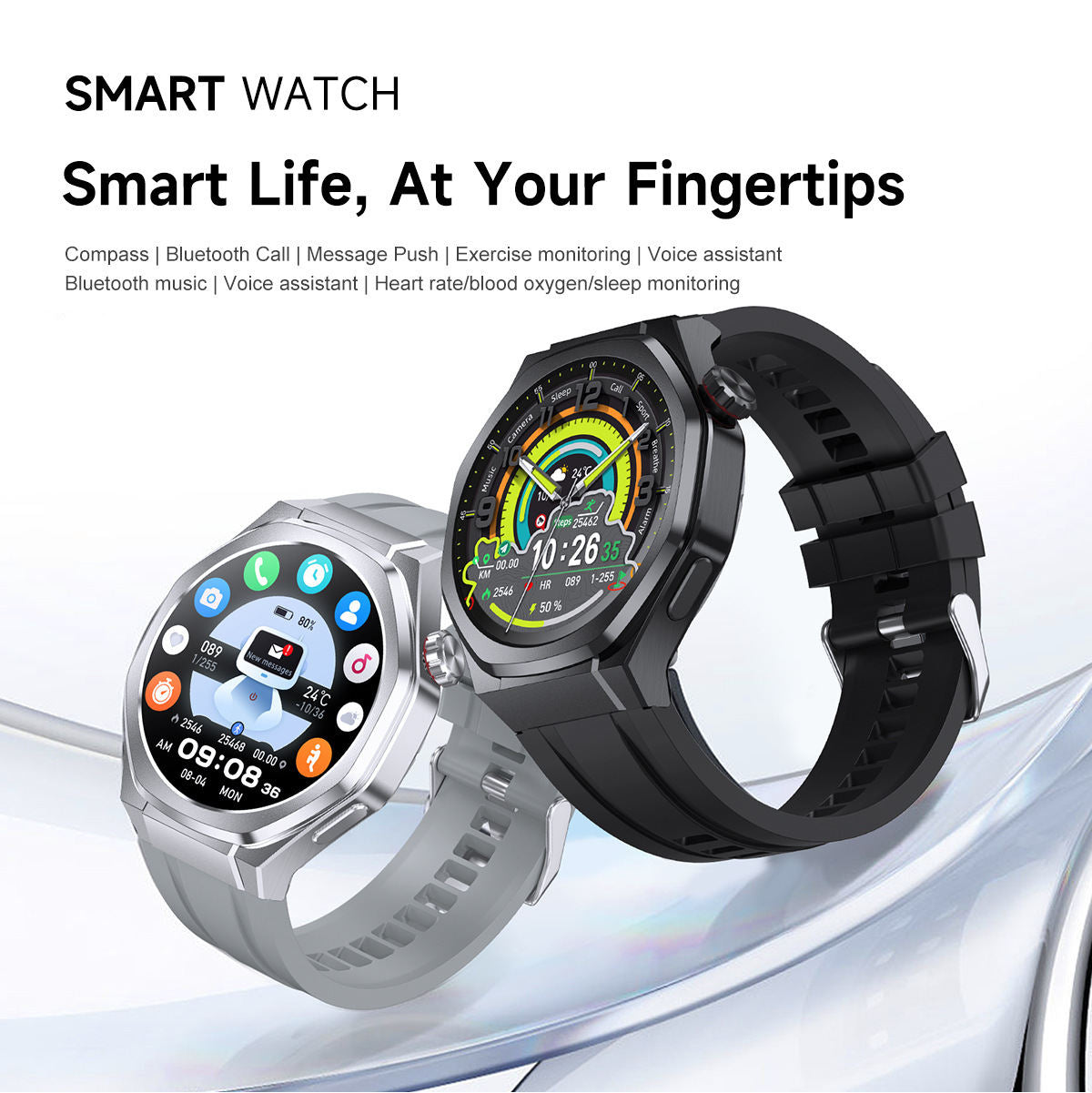 Smart Watch Bluetooth Calling Heart Rate Sleep Monitoring Sports