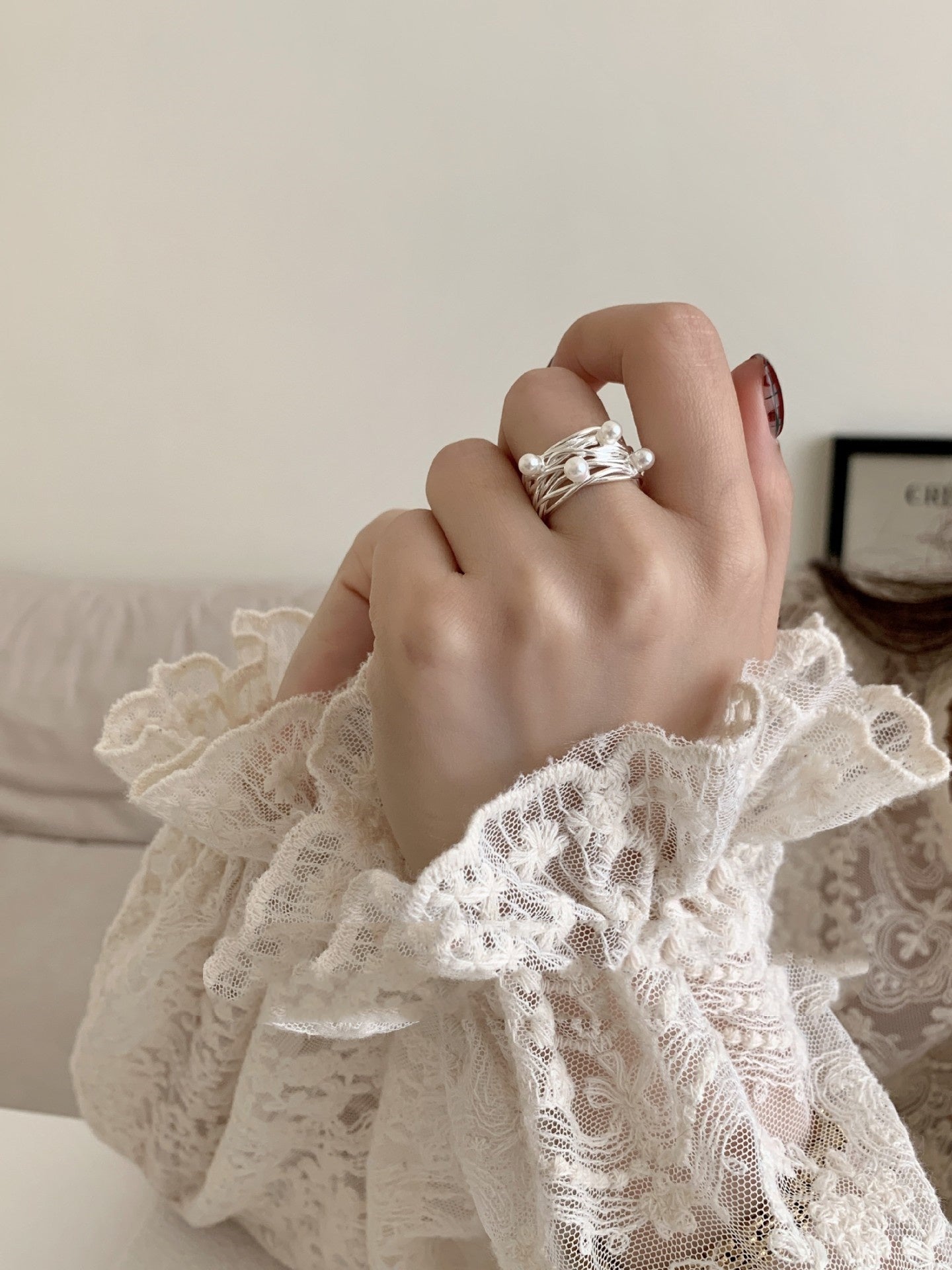 Korean Heavy Industries Sterling Silver Ring For Women