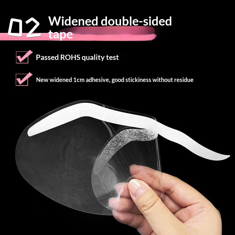 50-piece Hair Bangs Sticker Haircut Face Shield Cutting Guard