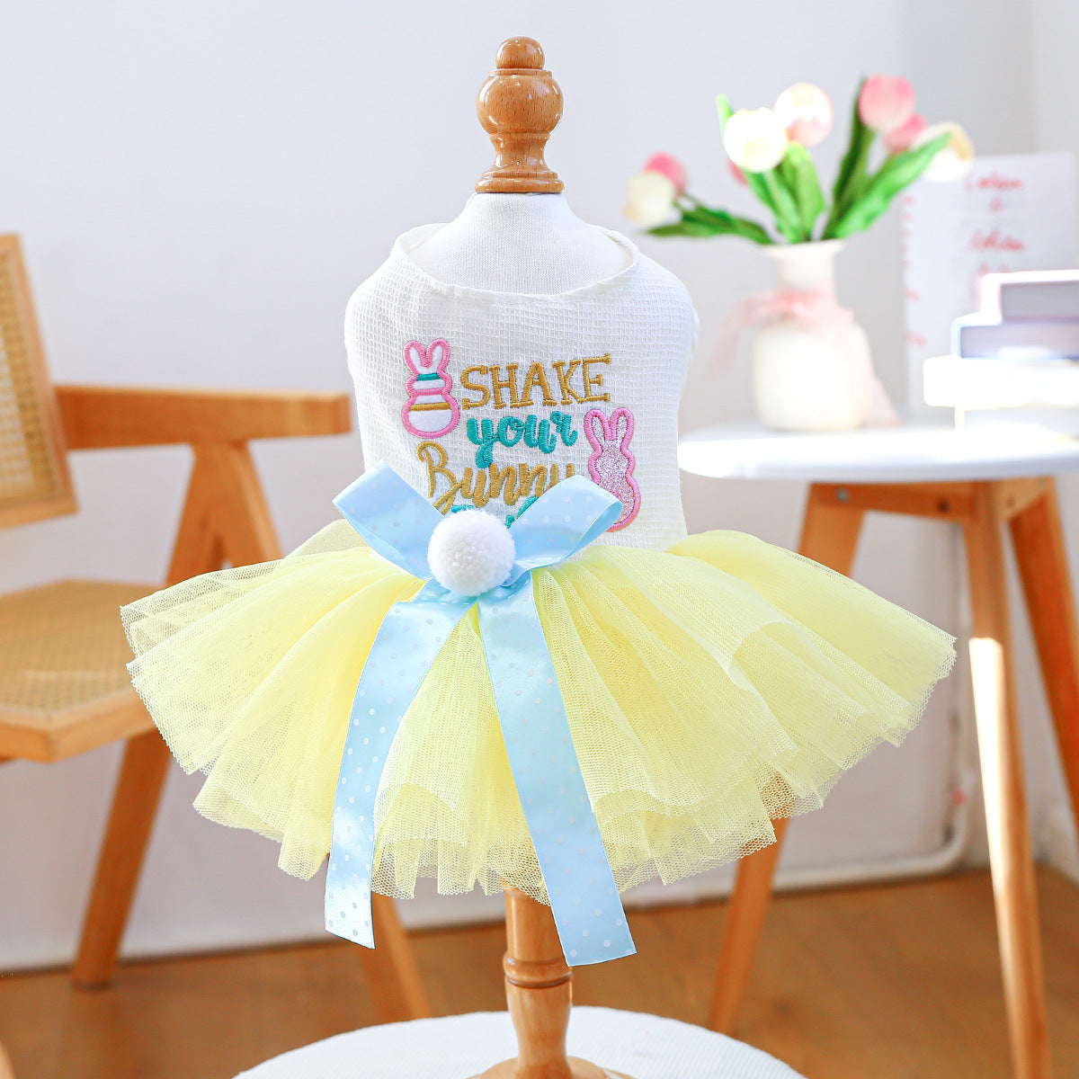 Holiday Pet Clothes For Cats And Small Dogs Happy Birthday And Easter Shirt Ballet Tutu