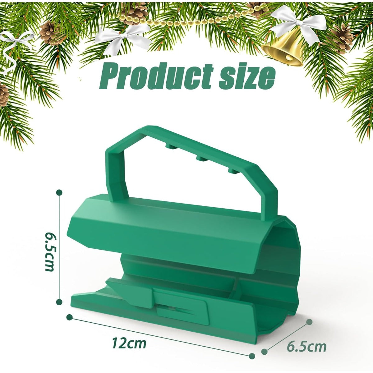 Portable Gift Wrap Roll Cutter – High-strength ABS Material For Smooth Cuts, Efficient Gift-wrapping Tool For Christmas, Birthdays, And Parties (Size: 12 X 6.5 X 6.5 Cm)