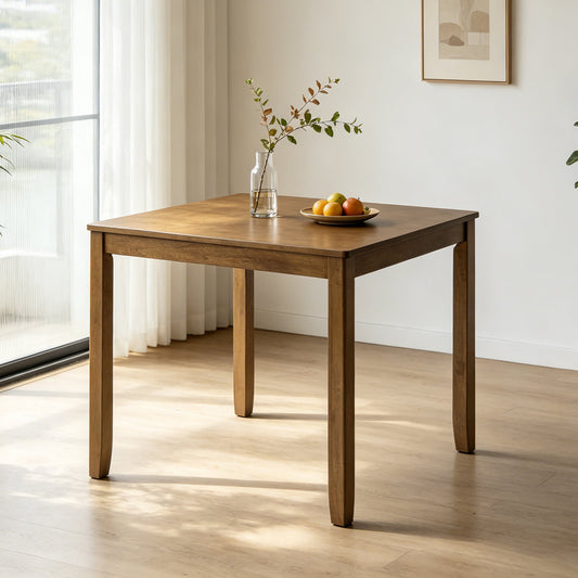 Wooden Dining Square Table, Kitchen Table for Small Space, 4 Person Dining Table, Oak
ONLY THE TABLE