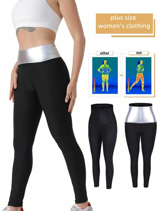 Sauna Sweat Shapewear Shorts Leggings Pants Workout Weight Loss Lower Body Shaper Sweatsuit Exercise Fitness Women