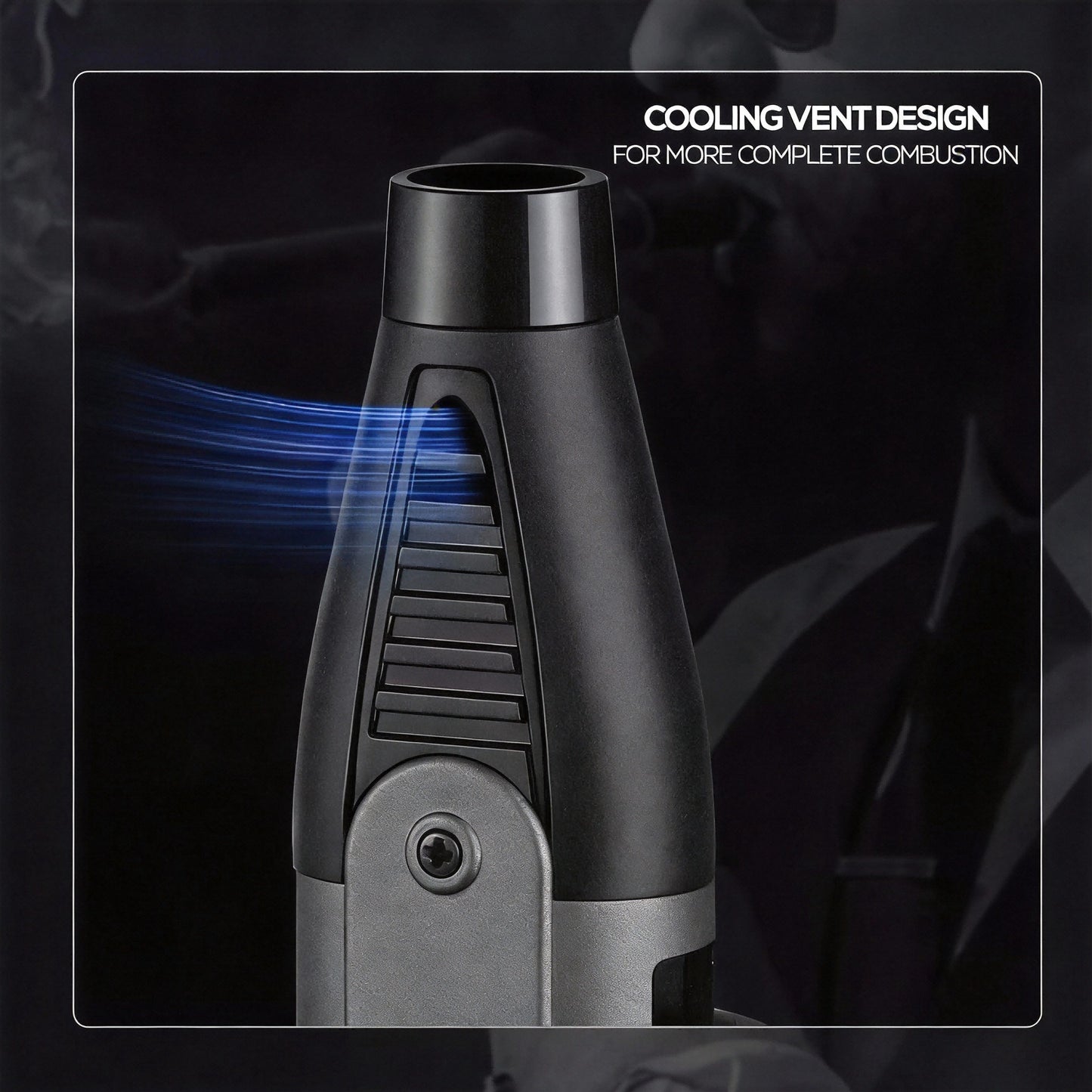 Outdoor Windproof Lighter, Torch Lighter, Blue Flame Lighter With Safety Lock, Suitable For Candles, Barbecue, Stove Walls, Camping Gifts  Excluding Butane Gas