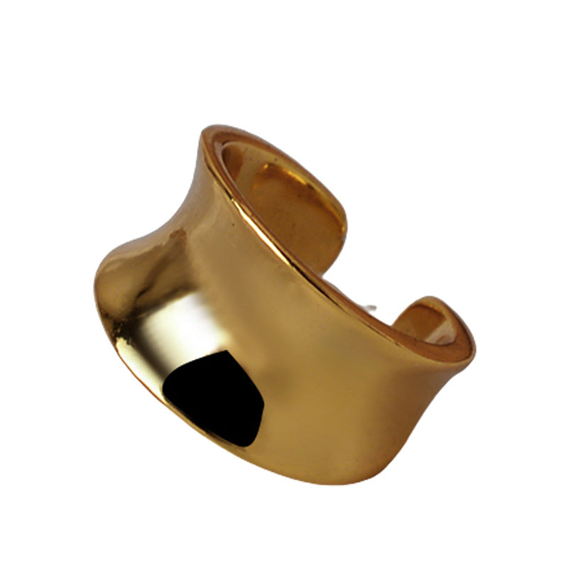 Korean Style Simple Niche S925 Sterling Silver Glossy Ear Clip