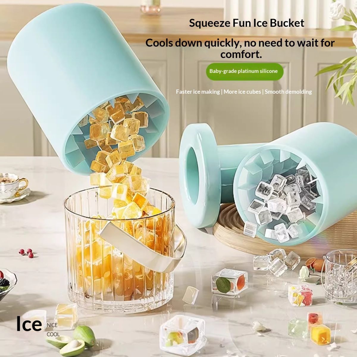 Ice Cube Mold Household Food-grade Ice Tray