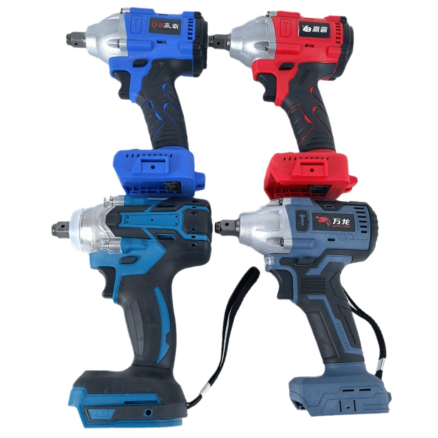 Brushless High Torque Electric Impact Wrench Charging Lithium Battery
