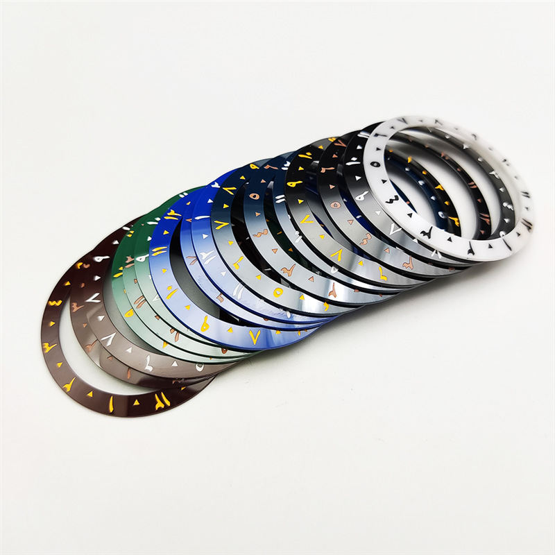 Watch Accessory 38mm Ceramic Bezel Ring, Vintage Arabic Numeral Design, Compatible With A 40mm Watch Case