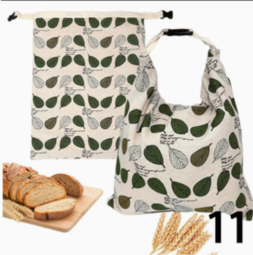 Removable Food-grade Double-layer Beeswax Bread Bag