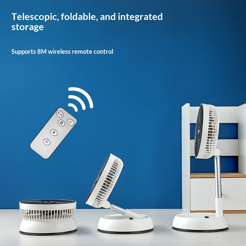 Rechargeable Dual-Use Silent Desk And Floor Fan