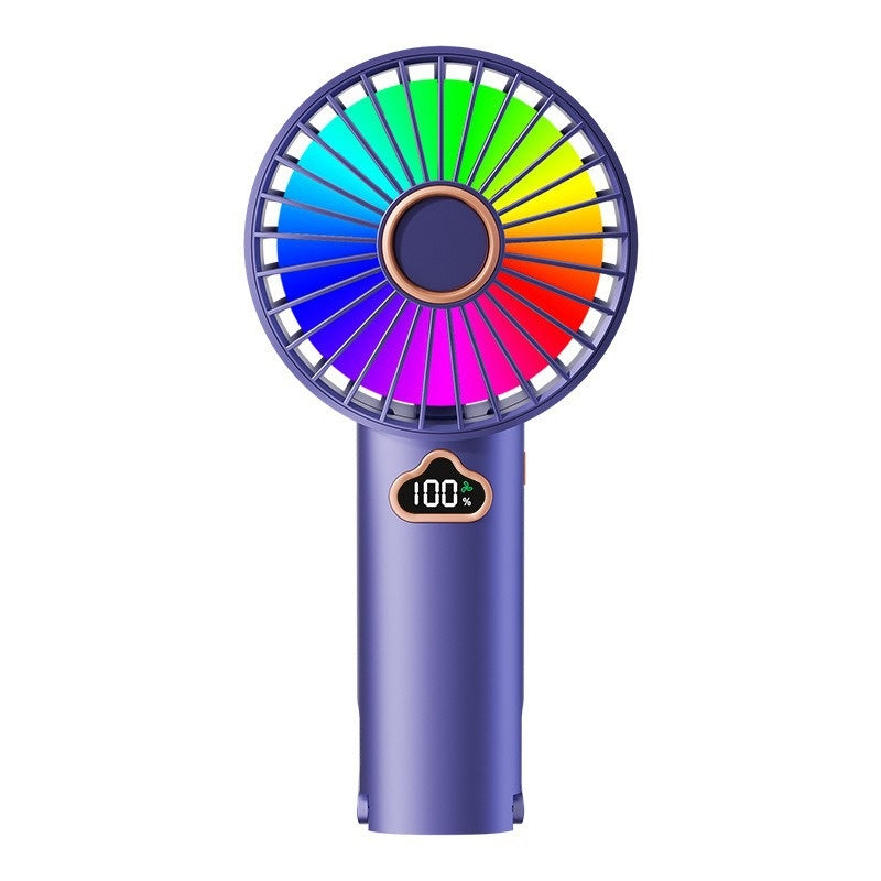 New Cross-Border Best-Selling Colorful Handheld Fan