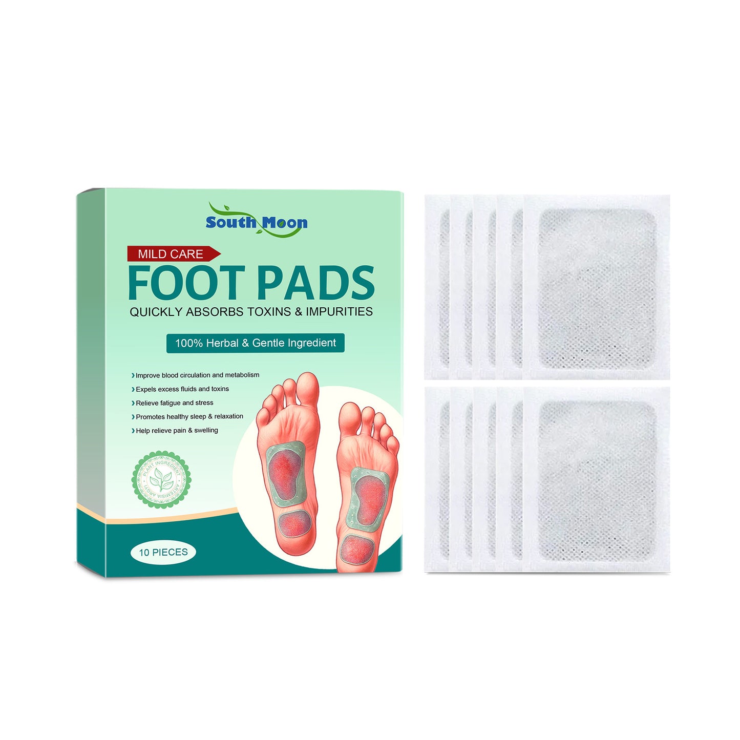 Massage Plant-Based Foot Patch Set