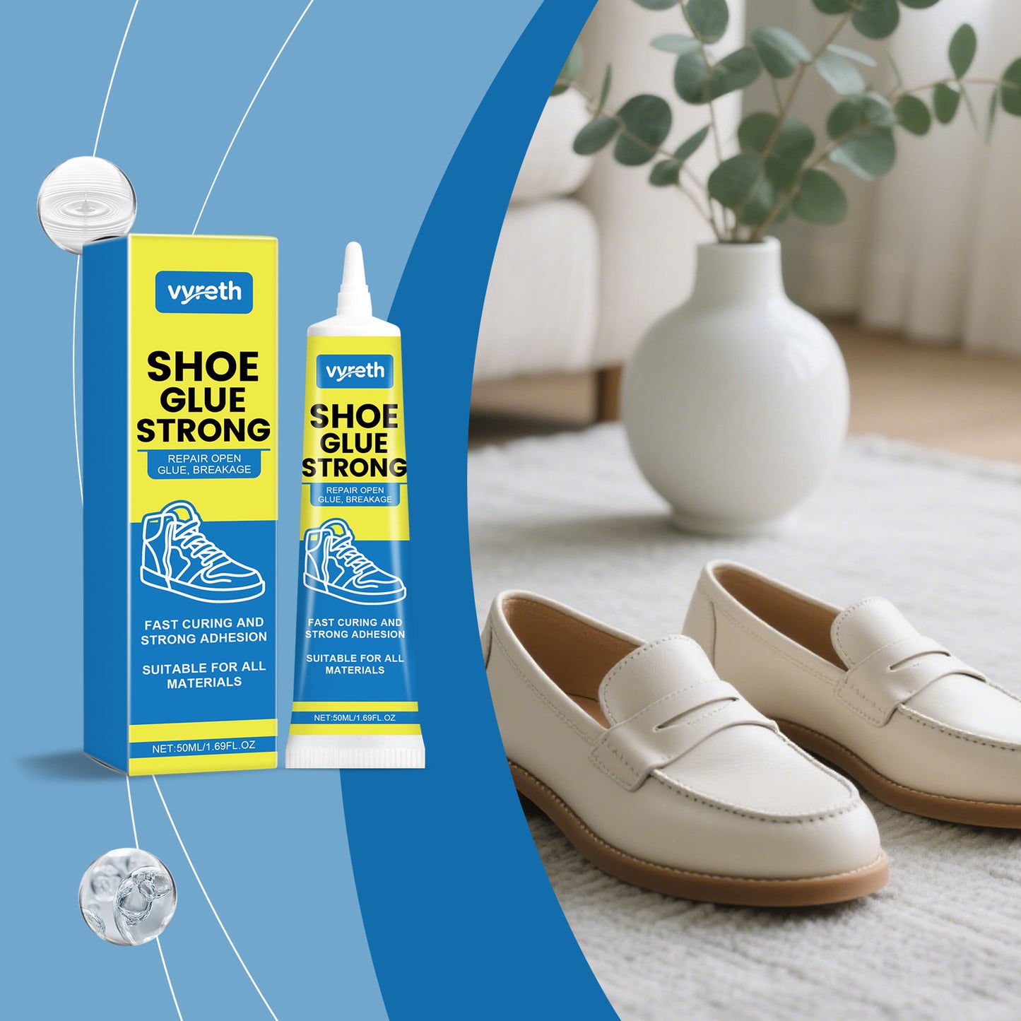 Gentle Care Adhesive For Invisible Everyday Shoe Repairsportable Multi Purpose Sole Glue