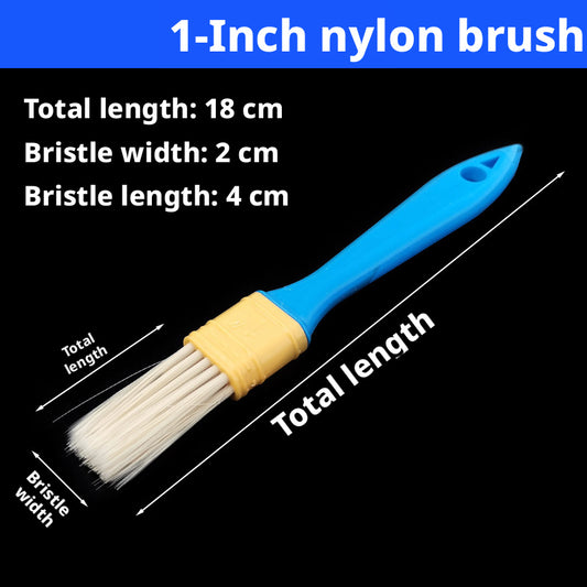 Nylon brush-1 inch-three rows of hair