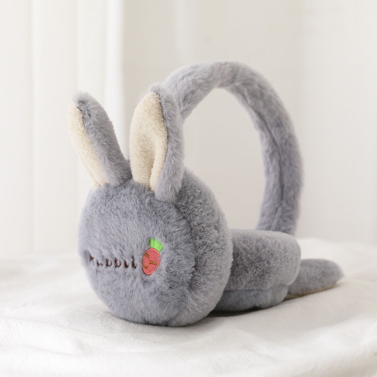 Rabbit Ear Earmuffs For Winter Warmth, Korean Style For Women