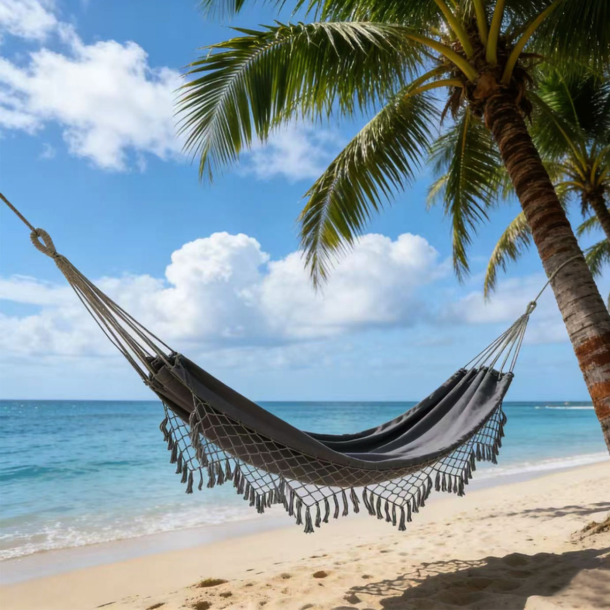 Outdoor And Indoor Double Beach Hammock For Camping And Outdoor Adventures