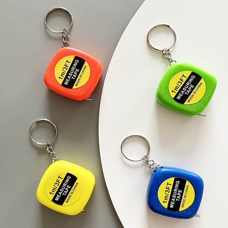 Small Tape Measure With Keychain Gift Ruler Mini Steel Measuring Tape