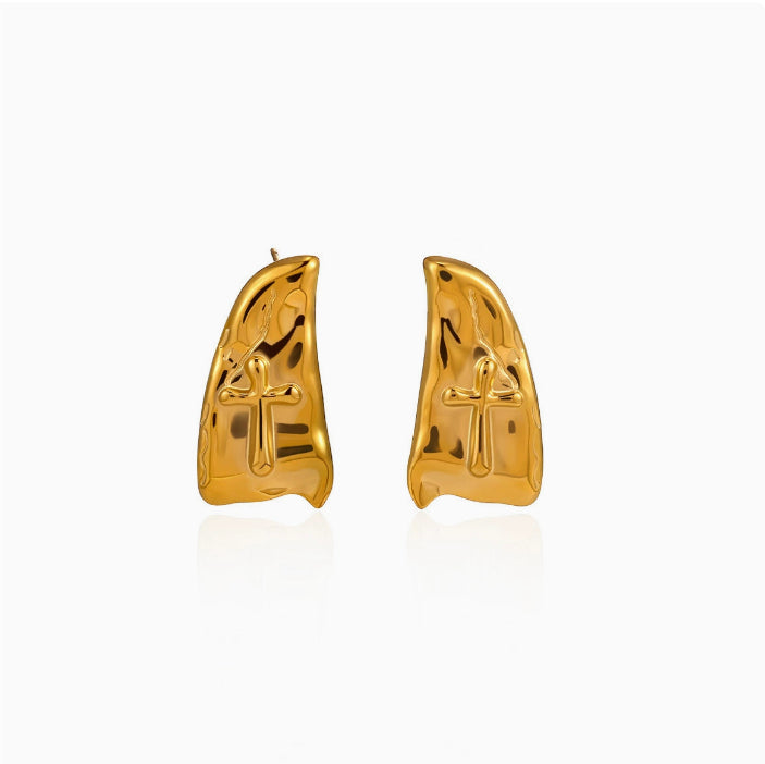 Niche High-end 3D Butterfly Stud Earrings Niche Ear Accessories