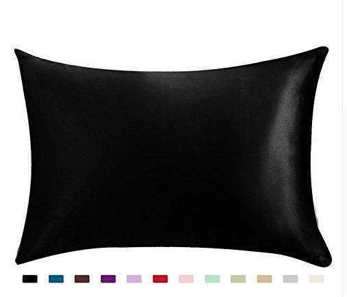 Silky Satin Hair Beauty Pillowcase Standard Queen 1PC