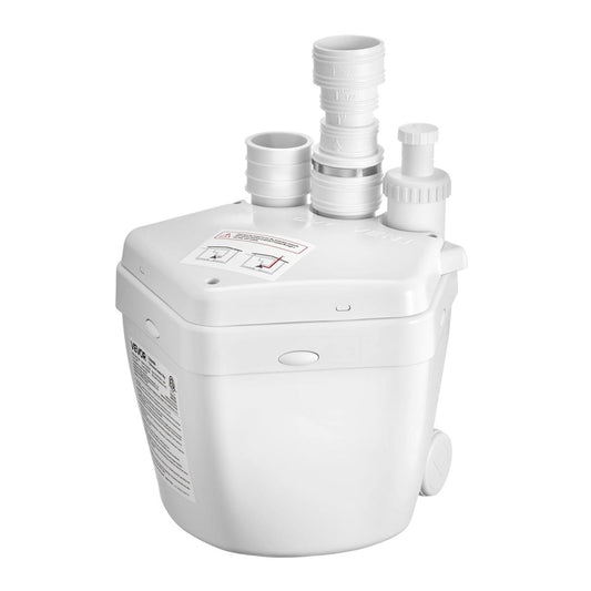 Utility Sink Pump, 1 HP, 2200 GPH Under Sink Pump With 3 Water Inlets 1 Outlet, 36 Ft Max Lift, Cast Aluminum Motor, Macerating Toilet System, For Sink Shower Wash Bin Urinal Kitchen Basement