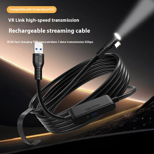 VR Cable Suitable For Quest32 USB32 Gen1 Type-c Link Streaming 9V Charging And Playing