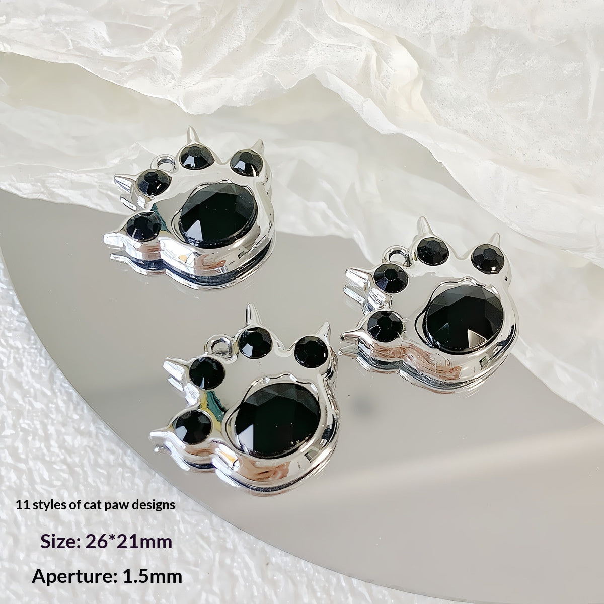 Liquid Alloy Pendant DIY Handmade Beading Material Jewelry Beads Accessories