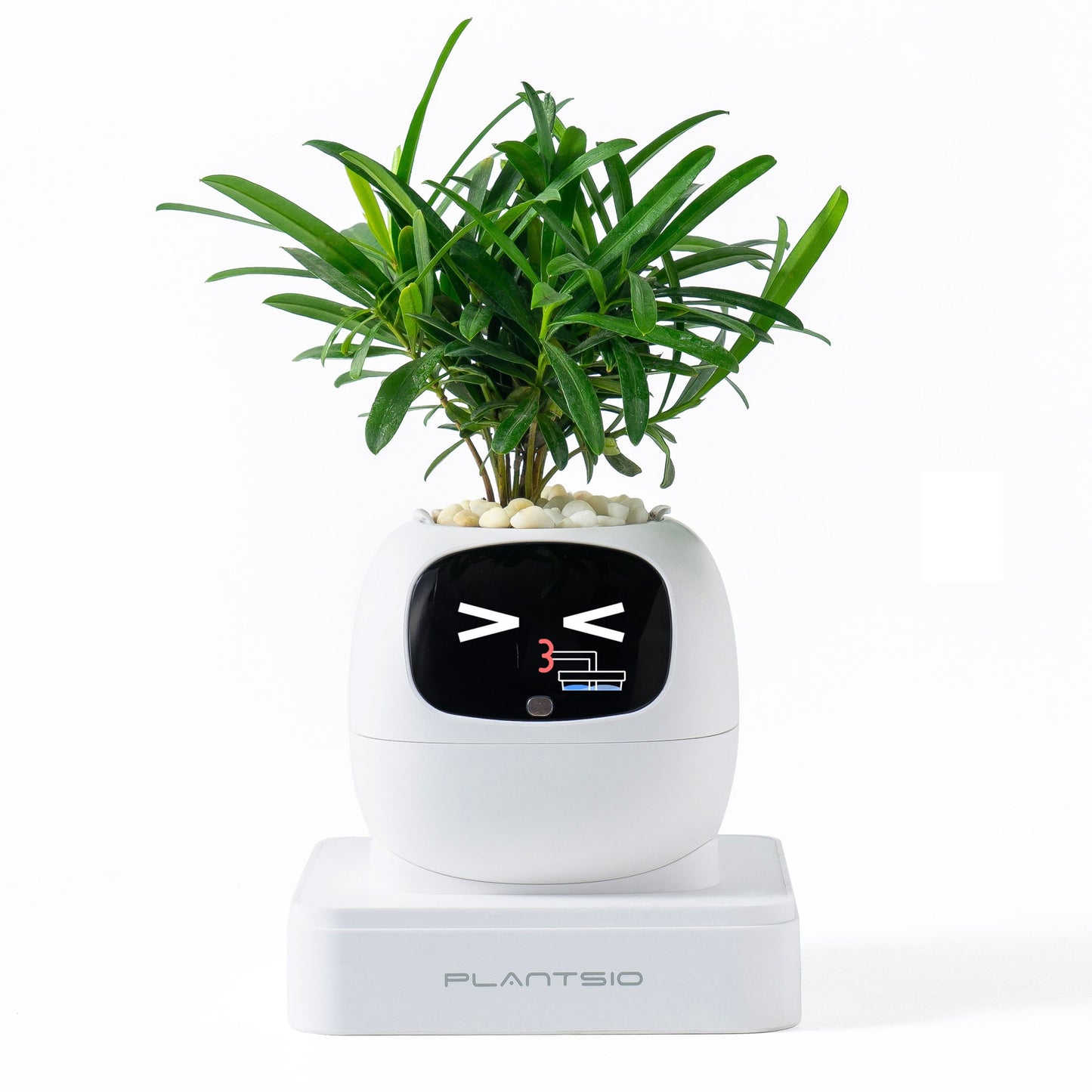 Second-generation Smart Self-watering Flower Pot Round Shape USB Rechargeable