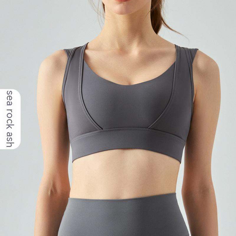 One-piece Chest Pad Fitness Running Yoga Bra