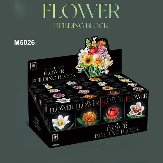 Building Blocks Flower Small Particle Assembly Children's Toys
