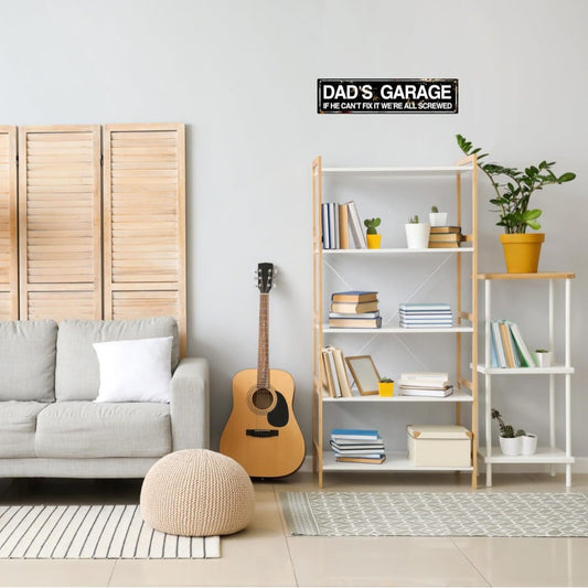 Creative Home Decor Tin Sign For Dads Garage
