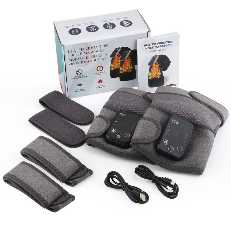 Electric Heating Massage Knee Protector For Old Cold Legs, Ai Cao Knee Massager