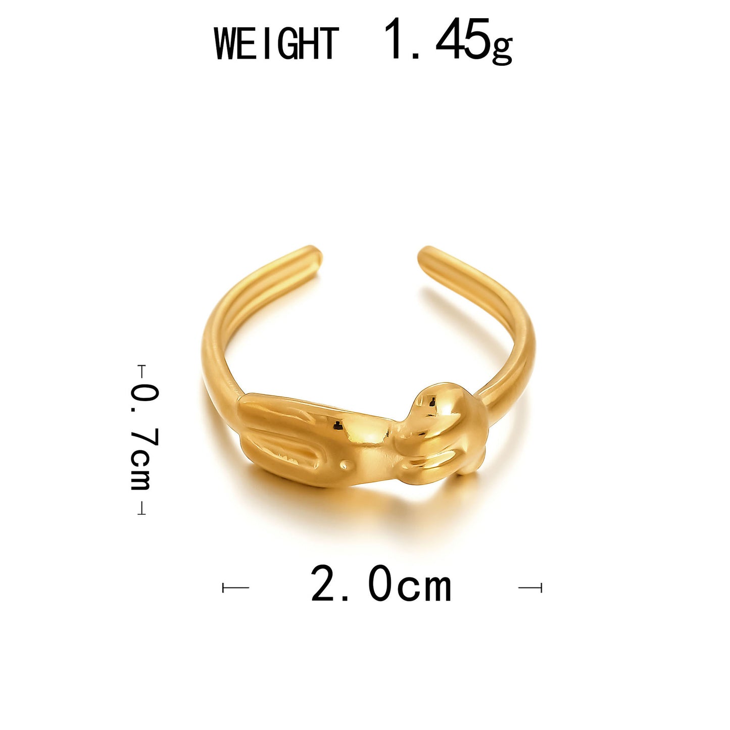 Stainless Steel Adjustable Ring Heart Flower Starfish Shell Fashion Ornament