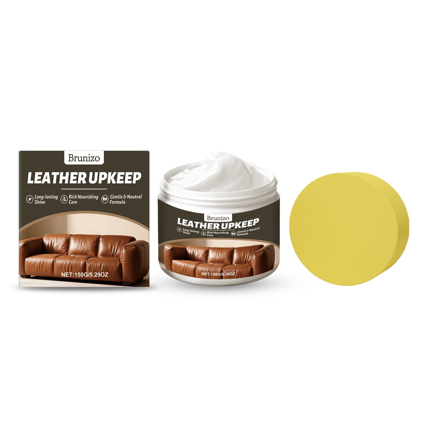 Mild Cleansing Moisturizing Nourishing And Brightening Wool Grease Care Cream For Furniture Restoration