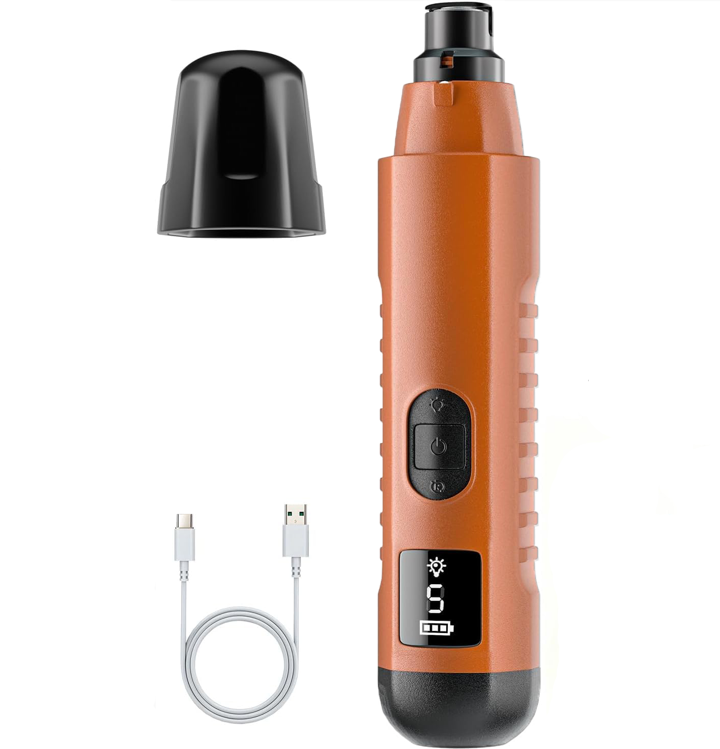 2026 New Silent Groom Pro Dog Nail Grinder, 5-Speed Dog Nail Grinder With Led Light, Quiet Painless Paws Grooming For Small Medium Large Dogs, USB Rechargeable