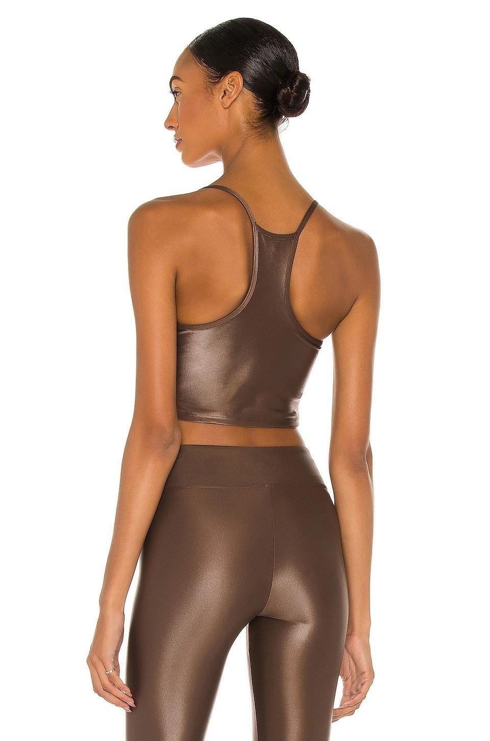 Glossy Light Sense Bronzing Yoga Suit Sports Fitness