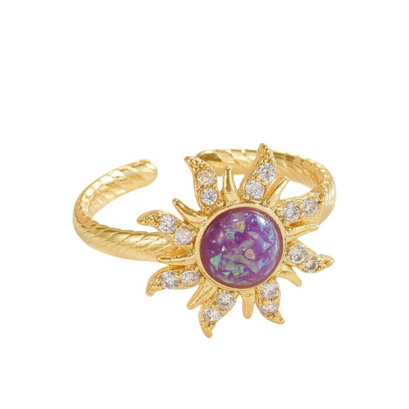 Sunshine Love Crown Light-Luxury Fashion Ring
