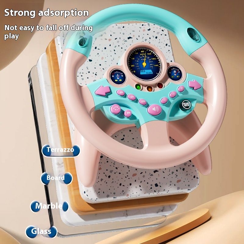 Children's Steering Wheel Early Education Toys With Music Lights