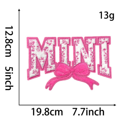 Chenille Embroidered Cloth Stickers Clothing Accessories Patch