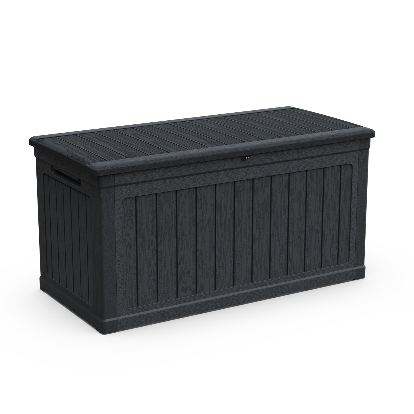 230 Gallon Large Outdoor Storage XXL Deck Box For Patio Furniture, Outdoor Cushions, Garden Tools And SportsPools Equipment, Waterproof Resin, Lockable, Black