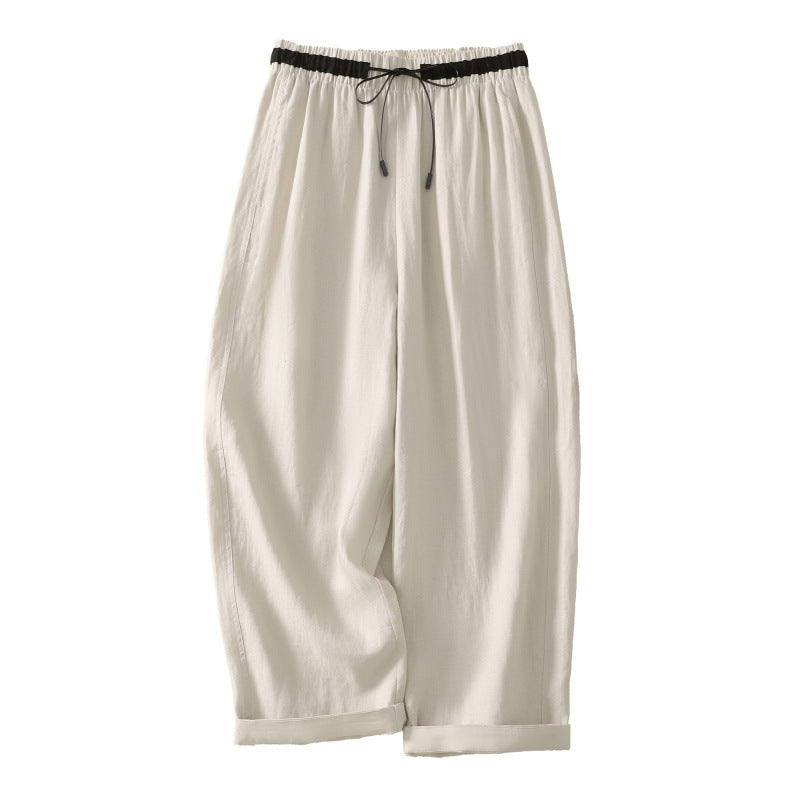 Summer New Korean-Style Relaxed Plus-Size Womens Pants