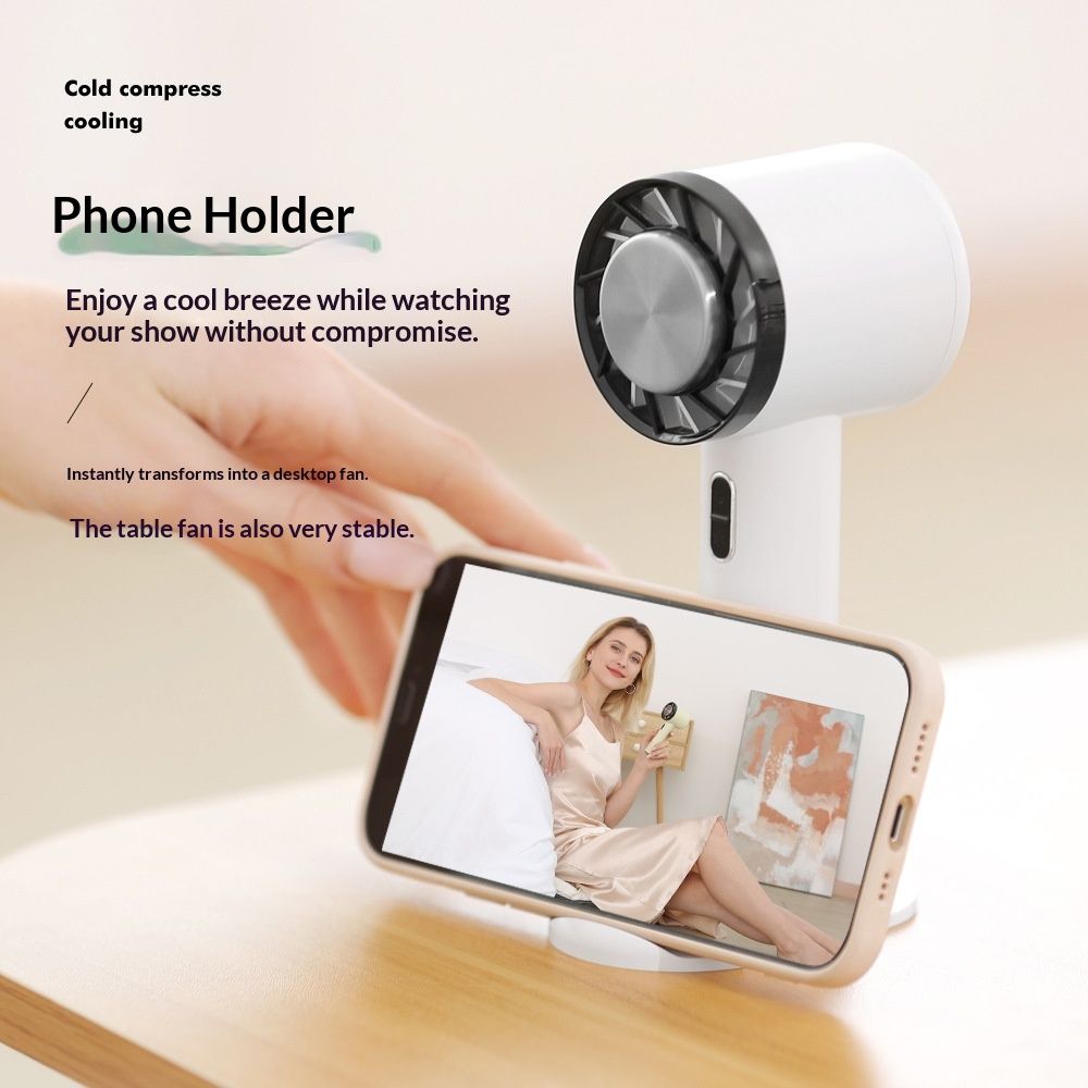 Handheld Ice-pack Fan Desk Fan