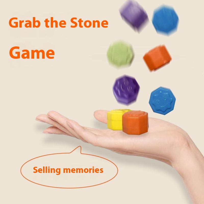 Picking Up Stones To Relive Childhood Toys